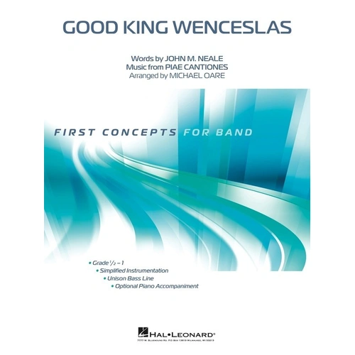 Good King Wenceslas for Concert Band CB0.5-1 SC/PTS by Hal Leonard