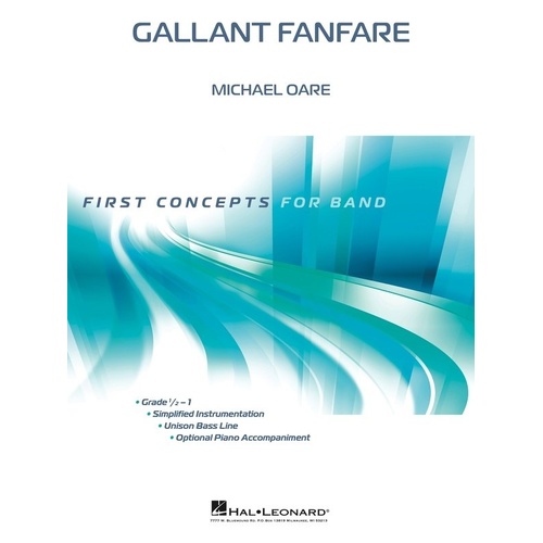 Gallant Fanfare CB0.5-1 SC/PTS Concert Band Score