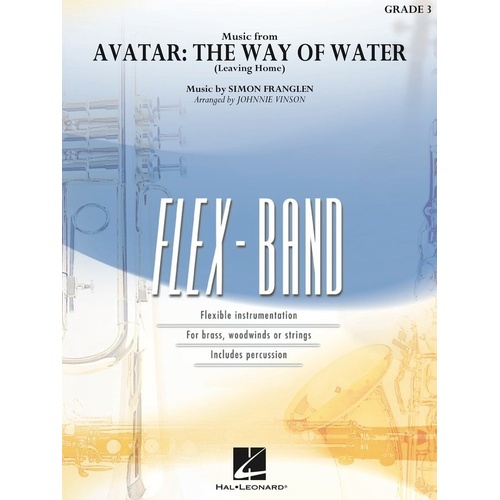 Music from Avatar: The Way of Water FlexBand GR3 SC/PTS by Hal Leonard
