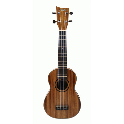 Ashton Uke500Saca Soprano Ukulele Acacia