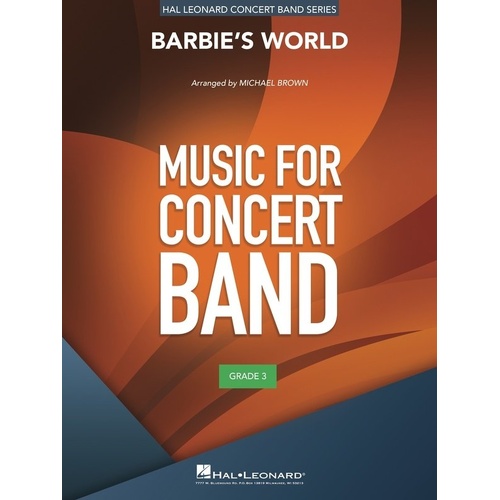 Barbie's World for Concert Band CB3 SC/PTS