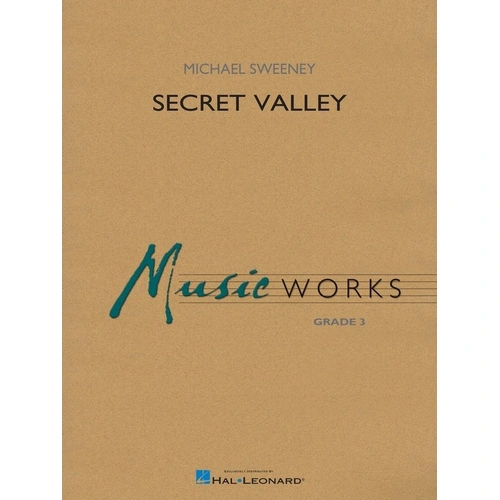 Secret Valley for Concert Band CB3 SC/PTS