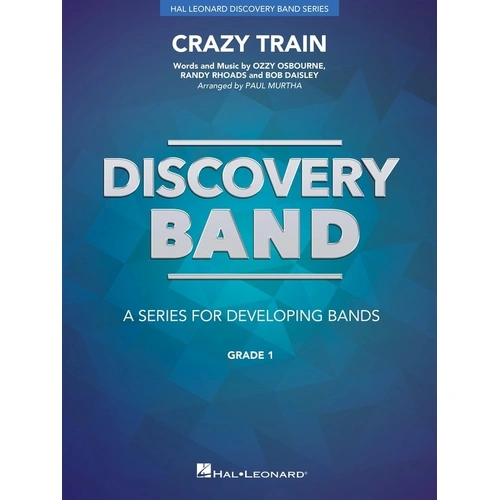 Crazy Train for Concert Band CB1.5 SC/PTS by Hal Leonard - Discovery Concert Band Series