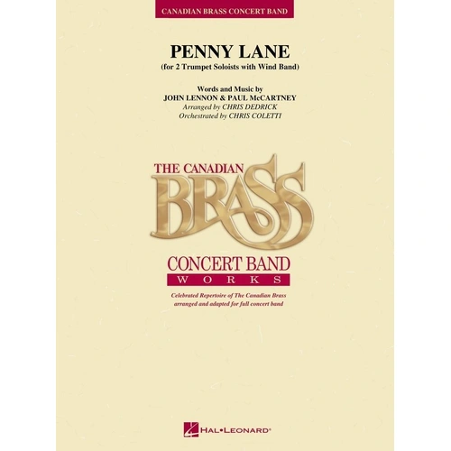 Penny Lane for 2 Trumpet Soloists and Concert Band CB4 SC/PTS
