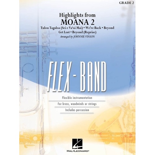 Highlights from Moana 2 for Flex-Band GR2 SC/PTS