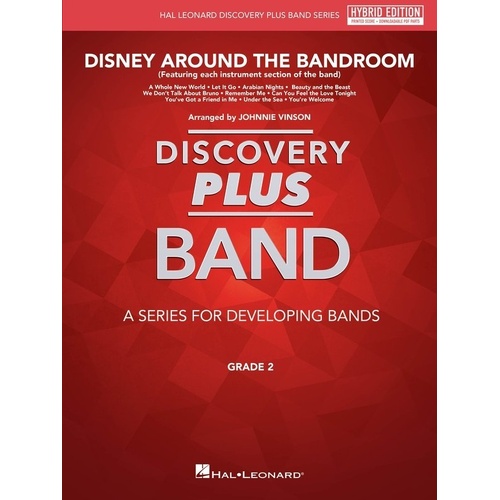 Disney Around the Bandroom CB2 Hybrid Edition Music Book