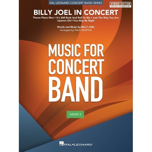 Billy Joel in Concert for Concert Band CB3 Hybrid Edition SC/OLM