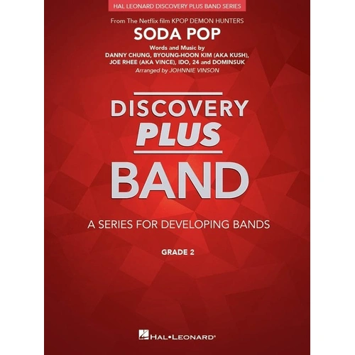 Soda Pop Concert Band Arrangement from Kpop Demon Hunters by Johnnie Vinson