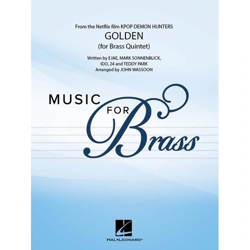 Golden (from Kpop Demon Hunters) Brass Quintet Arrangement by John Wasson