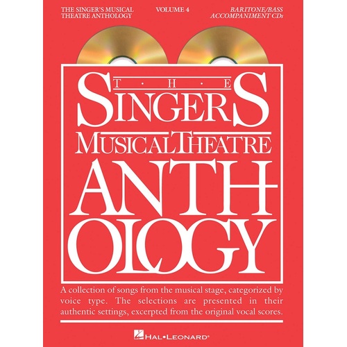 Singers Musical Theatre Anth V4 Bar Bass CDs (CD Only)