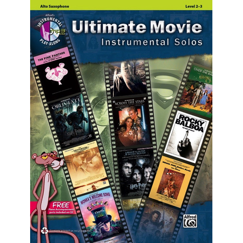 Ultimate Movie Instrumental Solos for Alto Sax with CD