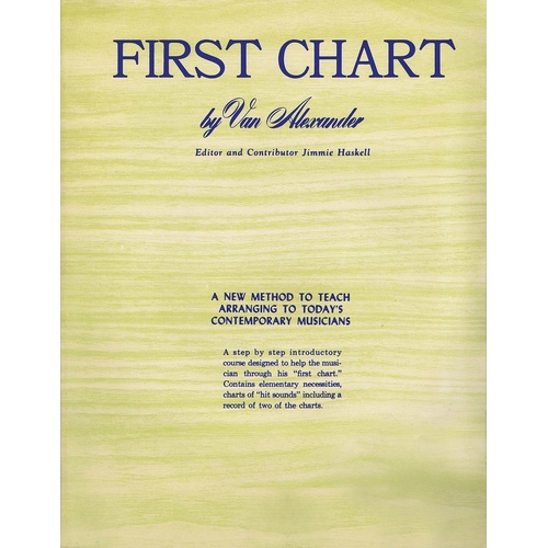 First Chart Arranging Method Book/CD (Softcover Book)