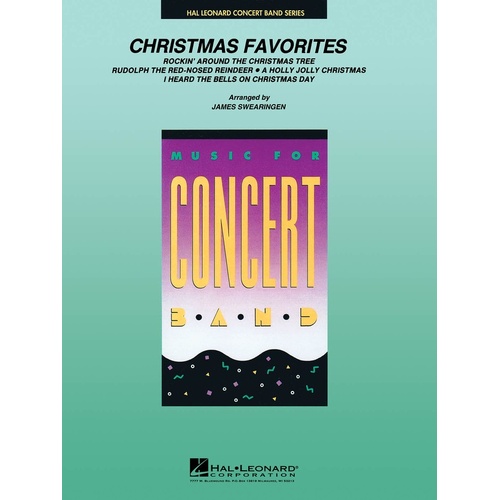 Christmas Favorites Concert Band Arr Swearingen (Music Score/Parts)