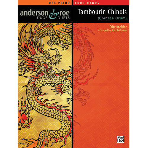 Tambourin Chinois for Piano Duet Sheet Music