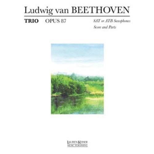 Trio Op 87 Sop/Alto/Ten Or Alto/Ten/Bass Saxopho (Music Score/Parts)