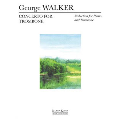 Walker - Concerto For Trombone/Piano (Softcover Book)