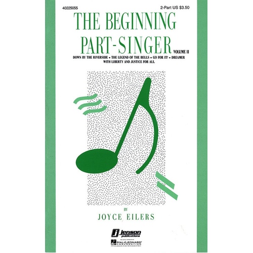 Beginning Part Singer Vol 2 2 Pt (Octavo)