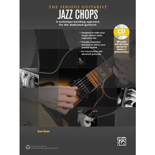 Serious Guitarist Jazz Chops Book/CD