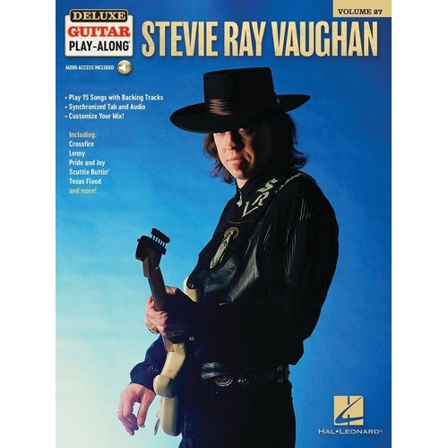Stevie Ray Vaughan Deluxe Guitar Play-Along V27 BK/OLA
