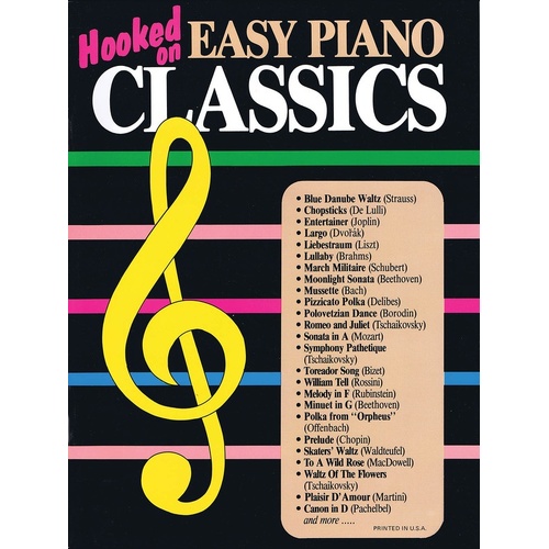 Hooked On Easy Piano Classics (Softcover Book)