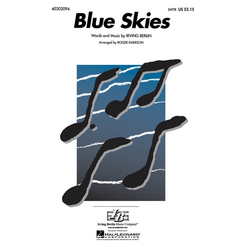 Blue Skies SATB (Octavo)