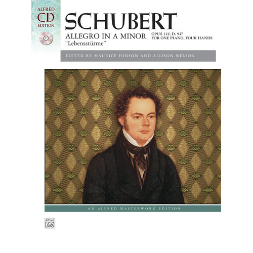 Allegro in A Minor Op 144 Lebensstürme Piano Sheet Music with CD