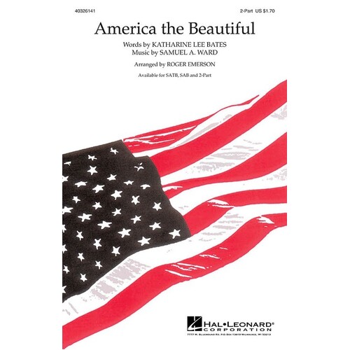America The Beautiful 2 Pt Arr Emerson