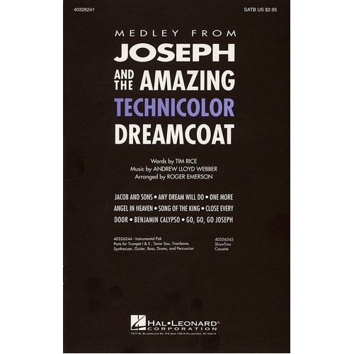 Joseph And The Amazing Technicolour SATB (Octavo)