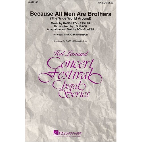 Because All Men Are Brothers SAB