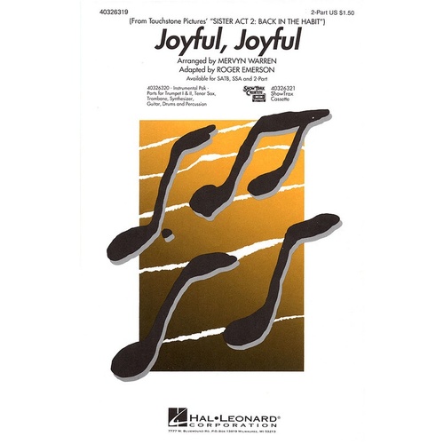 Joyful Joyful ShowTrax CD (CD Only)