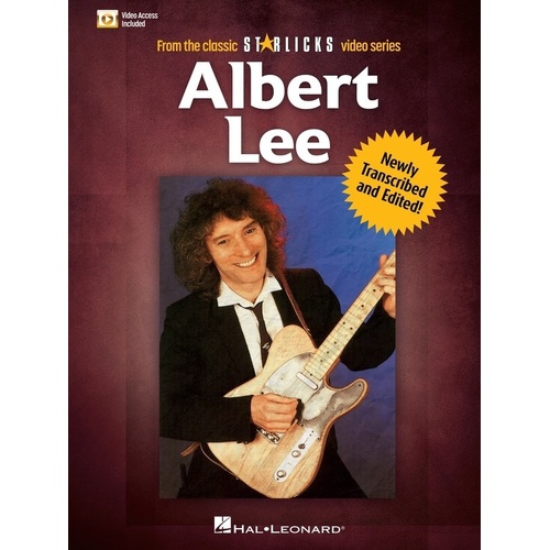 Albert Lee Classic Star Licks Video Series Book with Online Access