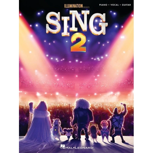 Sing 2 Music from the Movie Soundtrack PVG - Piano, Vocal & Guitar Songbook by Hal Leonard, 80 Pages, Includes 13 Songs
