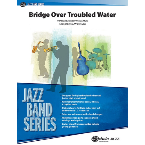Bridge Over Troubled Water Jazz Ensemble Sheet Music Gr 3.5
