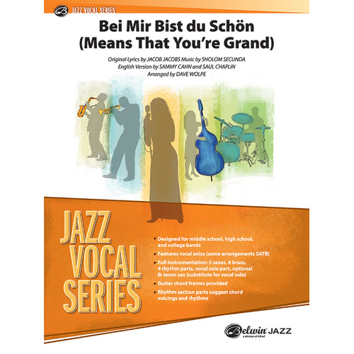 Bei Mir Bist Du Schon JE Gr 3.5 Jazz Ensemble Sheet Music