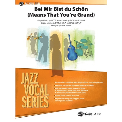 Bei Mir Bist Du Schon JE Gr 3.5 Conductor Score