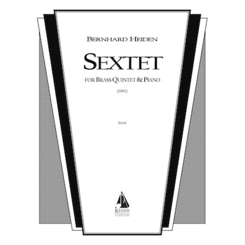 Heiden - Sextet For Brass Quintet/Piano Full Score (Pod)