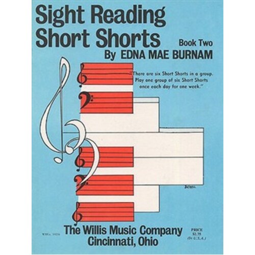 Sight Reading Short Shorts Book 2 (Softcover Book)