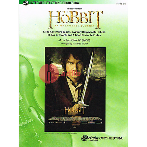 The Hobbit An Unexpected Journey String Orchestra Grade 2.5 Sheet Music