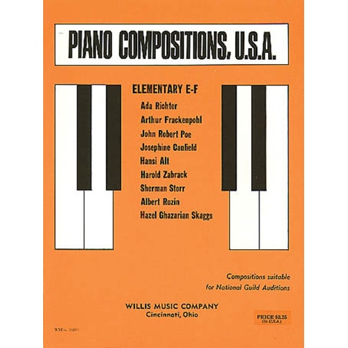 Piano Composition USA Elem E/F (Softcover Book)