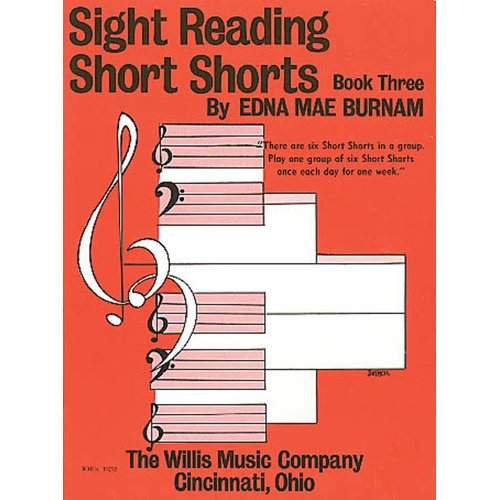 Sight Reading Short Shorts Book 3 (Softcover Book)