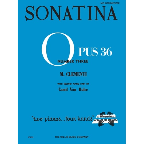 Sonatina Op 36 No 3 2P4H (Sheet Music)