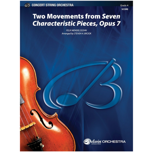 Two Movts Seven Characteristic Pieces Op7 So Gr4 Mendelssohn Felix Sheet Music