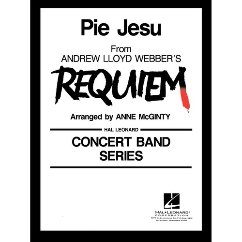 Pie Jesu Concert Band 4 Score/Parts (Pod) (Music Score/Parts)