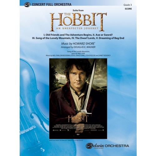 Hobbit An Unexpected Journey Full Orchestra Grade 3 Score