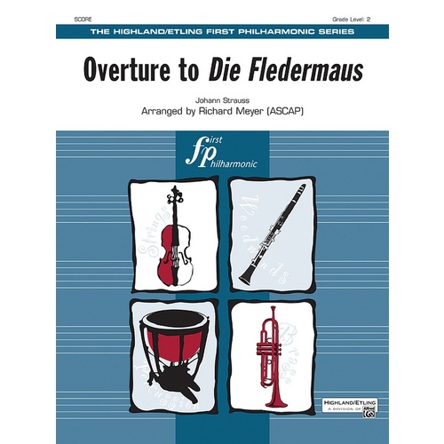 Overture To Die Fledermaus Full Orchestra Gr 2 Conductor Score