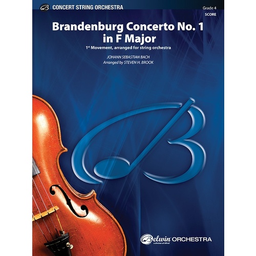 Brandenburg Concerto No1 In F Major String Orchestra Gr 4