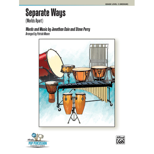 Separate Ways (Worlds Apart) Percussion Ensemble Sheet Music