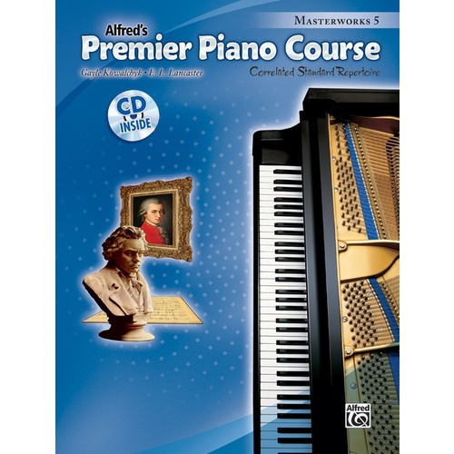 Premier Piano Course Masterworks 5 Book/CD