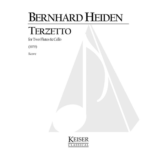 Heiden - Terzetto For 2 Flutes And Cello Full Score (Pod) (Music Score)