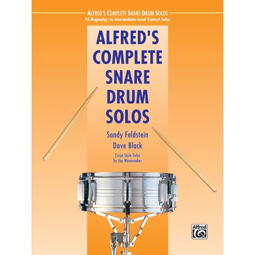 Alfred's Complete Snare Drum Solos Sheet Music